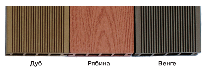 Цветовая гамма террасной доски CM-Decking (СиЭм-Декинг)