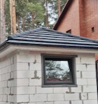 Монтаж кровли  из композитной черепицы Metrotile - ПОСЛЕ - Фото 3